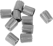 SOLUSTRE 10pcs Tire Dustproof Cover Valve Caps for Car Tyres Vehicle Tire Valve Stem Caps Car Accessories for Men Vehicle Accessories Grey