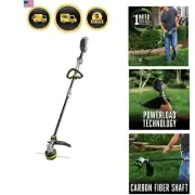 String Trimmer Battery Powered 16 inch Weeds Grass Cordless with Powerload