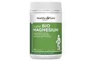Healthy Care Super Bio Magnesium - 100 Capsules, Muscle & Nerve Health