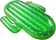Swim Ring Airbeds PVC Cactus Floating Row Chair Swimming Water Toy Swimming Ring Mount Inflatable Floating Bed Pool Float LWX