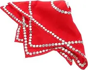 [ERINGOGO] Dance Handkerchief Octagonal Towel Cloth Yangko Handkerchief for Chinese New Year Spring Festival Performance Rotating Handkerchief for Traditional Dance