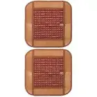 2pcs Chair Cushion Non-slip Pad Summer Seat Cushion Car Seat Cushion Bamboo