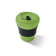 Eco Soulife All Natural Bio Sip 350ml Reusable Coffee Cup w/Lid Lime Green