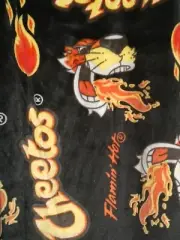 Cheetos Flamin' Hot Logos Pajama Lounge Drawstring Pockets Pants Sz L Unisex Men