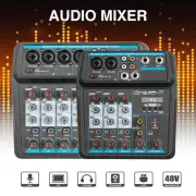 Sound Mixing Mixer USB Audio DJ Console Live Recording Musical 4/6 Channels