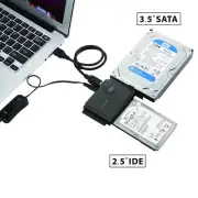 USB 3.0 to SSD/SATA/IDE Adapter for 2.5 Inch, 3.5 Inch, 5.25 Inch Hard Drives