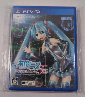 Hatsune Miku: Project DIVA F 2nd - SONY PSVITA JAPANESE VER. NEW SEALED!!