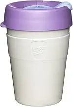 KeepCup Thermal - Vacuum Insulated Stainless Steel, Reusable Coffee Cup with Splashproof Sipper Lid - 12oz/340ml - Moonshine