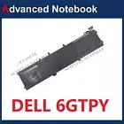 6GTPY Battery for XPS 15 9560 9570 7590 P56F P56F001 002 003 11.4V 97Wh Genuine