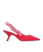 Pointed high-heeled sandals 40 Red