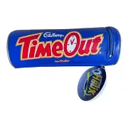 Cadbury Time Out Vintage Zip Can Pencil Case NWT 1998 Advertising Collectable