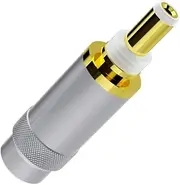 Brass DC5521 5525 Power Plug with 24K Gold Plated Connectors for Superior Conductivity and Minimal Transmission Loss
