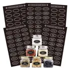 120Pcs Spice/Herb Storage Jar Stickers Cans Decals Self-Adhesive LabelsB_yk