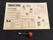 ATARI Basketball Upright Backdoor Sheet New Atari Part ST-137 1st Printing
