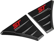 PLKGMLNO Car Side Fenders Spoiler Outflow Vent Sticker Trim Molding ST Style Compatible for Focus MK2 MK3 RS