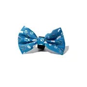 NRL Cronulla Sharks Pet Bowtie Dog Necktie Ribbon Collar Accessory One Size