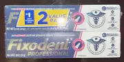 Fixodent Professional Value Pack Denture Adhesive, 1.8 oz Each 2 Pack