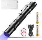 LIGHTFE Black Light 365nm UV Flashlight UV301D-Plus Vision with SSC UV Light ...