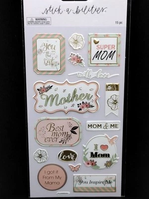 Stick A Abilities Scrapbooking Planner Stickers Mom Moms Love Mother's Day