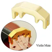 Metal Violin Silencer Violin Mute Muffler Part for 1/2 3/4 4/4 Violin