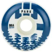 Reckless Rollerskate Park Wheels CIB Park 58mm 98a 4 Pack White Blue
