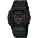 CASIO G-SHOCK 絕對強悍霧黑經典方形計時錶/DW-5600MS-1