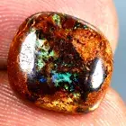 6.40 ct Fancy Cabochon (12 x 11 mm) Multi Color Australian Koroit Boulder Opal