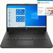 HP 14 Series 14 Touchscreen Laptop Intel Celeron N4020 4GB + Microsoft 365 Bun