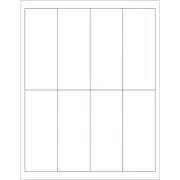 Tape Logic Rectangular Laser Label,2"x5",PK800 LL163 Tape Logic LL163