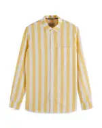 Scotch & Soda Yarn Dyed Striped Regular Fit Shirt