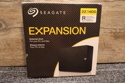 Seagate Expansion 22TB External Hard Drive HDD | USB 3.0 | Rescue Data Recovery