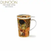 在飛比找momo購物網優惠-【DUNOON】克林姆名畫吻馬克杯三件組(100%英國製骨瓷