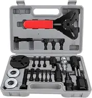 23Pcs A/C Compressor Clutch Remover Tool Kit Hub Puller Auto Tools Automotive Compressor Clutch Hub Remover Installer Puller Tool Repair Clutch Disassembly Tool