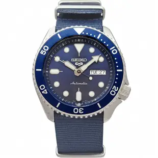 SEIKO 精工表 SRPD51K2手錶 藍 水鬼 夜光 手自動上鍊 機械錶 帆布 男錶【澄緻精品】