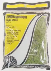Woodland Scenics FC135 12oz Bag Light Green Underbrush
