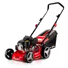 Lawn Mower 139CC 17 Petrol Push Lawnmower 4-Stroke Engine Catch Baumr-AG