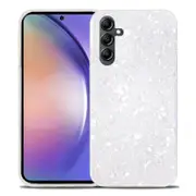 For Samsung Galaxy A54 5G Anti-collision Phone Case IMD Acrylic+TPU Back Protector Cover