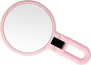 WRITWAA Magnifying Glass Makeup Mirror 2X Magnification Portable Double-Sided Vanity Mirror for Touch-ups