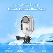 40m Underwater Dive Case Waterproof Housing For Insta360 Go 3/3S Action Camera