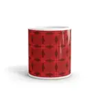 Red Geometry Mug