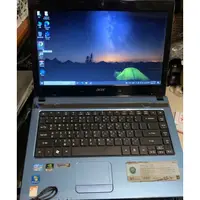 在飛比找蝦皮購物優惠-宏碁14吋筆電 Acer Aspire 4752 四核 i3