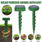Solar Power Animal Ultrasonic Repellent Mice Gopher Mole Pest Snake Repeller New