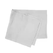 Bambury French Flax Linen Silver Table Runner