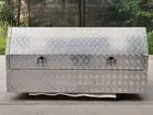 ALUMINIUM CHECKERPLATE TOOL BOX UTE TRAILER STORAGE- HALF OPEN 1.2M/1.45M /1.7M#