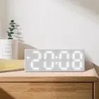 Stylish Digital Alarm Clock with Voice Control and Large Display Features