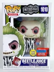 Rare Beetlejuice GLOW NYCC 1010 Funko Pop Vinyl New in Mint Box + Protector