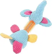 PENIKOKO Cute Plush Dog Chew Toy Interactive Soft Stuffed Pet Toy for Dogs Cartoon for Playtime and Comfort for Teething and Relaxation