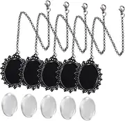 GRIRIW 5Pcs Graduation Cap Photo Charm Pendant DIY Memorial Tassel Frame for Graduation Ceremony Graduates to Capture Cherished Memories
