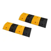 Randy & Travis Pair of 1m Long 60T Load Rubber Modular Speed Humps