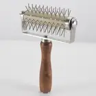 Pizza Dough Docker Roller Rolling Pin Hole Puncher Baking Tool Pastry Docker